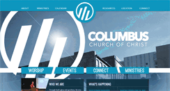 Desktop Screenshot of columbuschurchofchrist.com